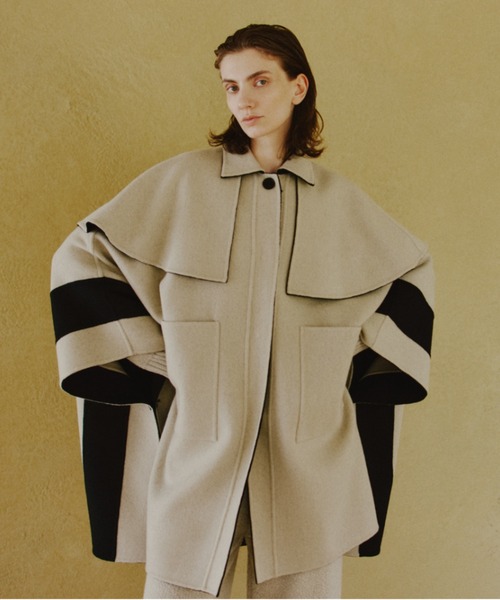 ADORE（アドーア） ステンカラーコート コート Ca混2TONEリバー