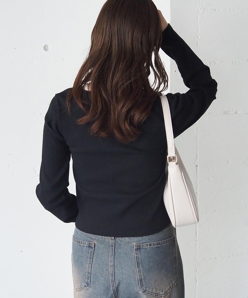 tiptop（ティップトップ） tシャツ レースアップレイヤード長袖プル