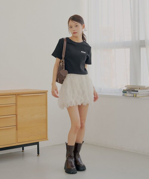 Chico（チコ） パンツ チュールティアードバルーンショートパンツ