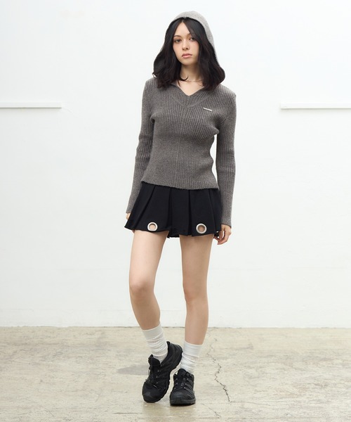 ACLENT（アクレント） ニット セーター コンパクトフードニット