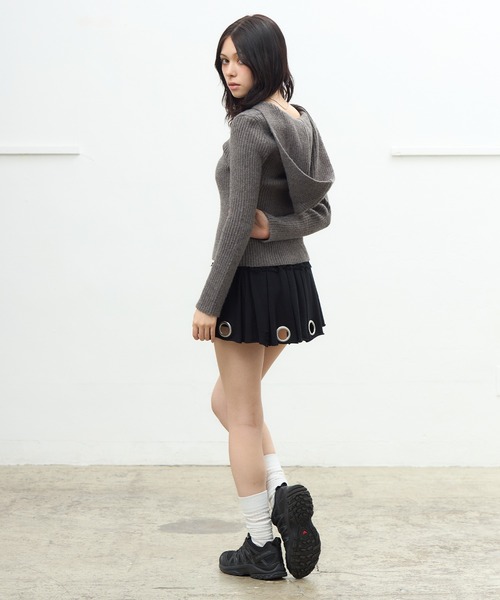 ACLENTニットセーター ACLENT（アクレント） ニット セーター コンパクトフードニット