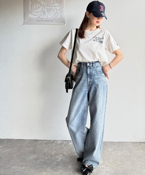 [classicalelf] короткий рукав футболка LARGE белый женский 