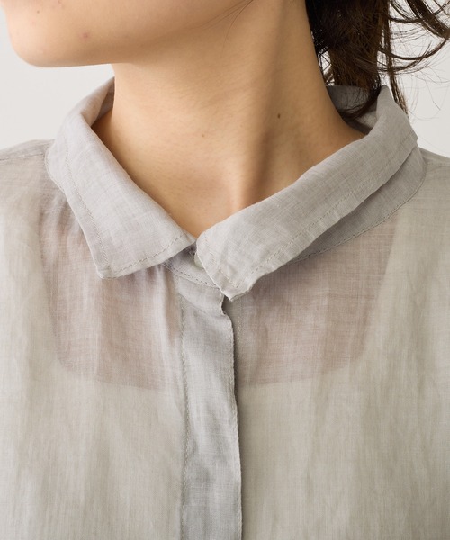 「PUAL CE CIN」 「du noir」長袖シャツ FREE オフホワイト レディース_画像5