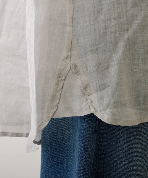 「PUAL CE CIN」 「du noir」長袖シャツ FREE オフホワイト レディース_画像7