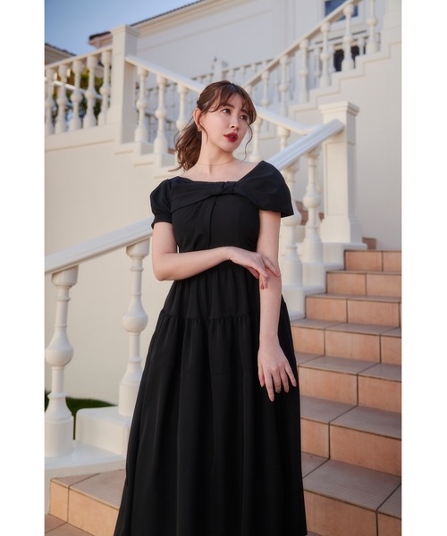 【Her lip to】 ロングワンピース 半袖 Sサイズ 新品未使用 Her lip to 半袖ワンピース S ブラック レディース : ZOZOTOWN Yahoo