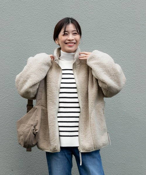 「URBAN RESEARCH DOORS」 ブルゾン MEDIUM アイボリー レディース_画像2