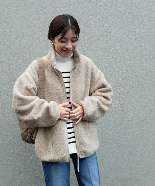 「URBAN RESEARCH DOORS」 ブルゾン MEDIUM アイボリー レディース_画像3