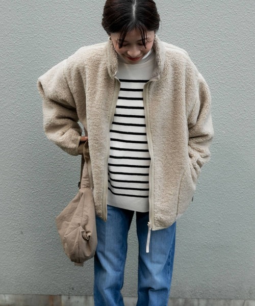 「URBAN RESEARCH DOORS」 ブルゾン MEDIUM アイボリー レディース_画像4