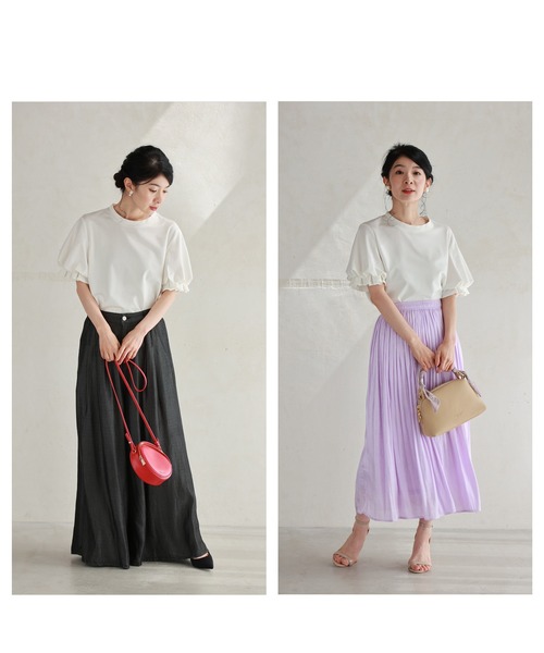 「CAWAII」 半袖カットソー FREE ホワイト レディース_画像7