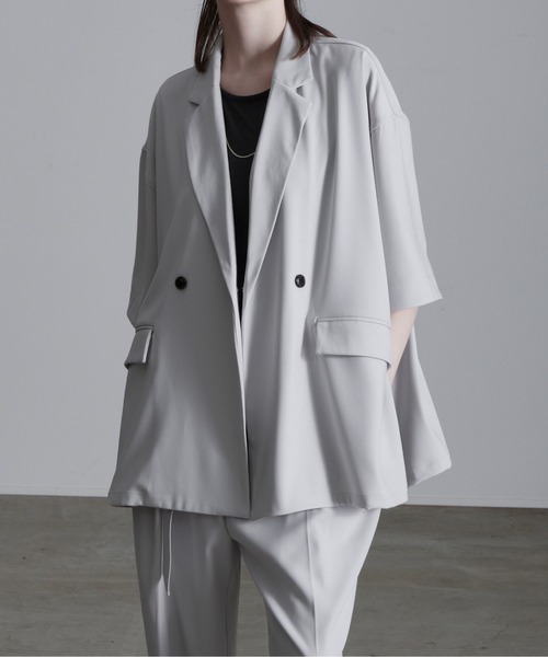 「Loose/ルース」 テーラードジャケット M グレー メンズ_画像2