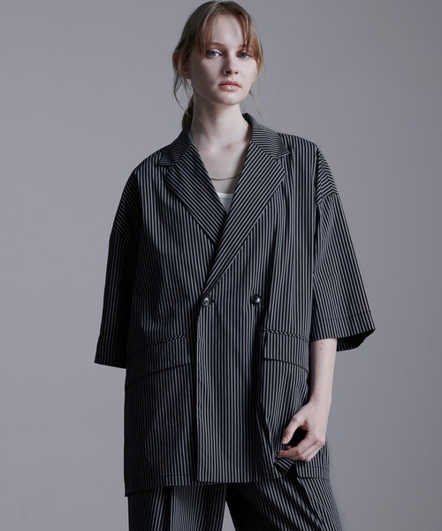 「Loose/ルース」 テーラードジャケット M グレー メンズ_画像4