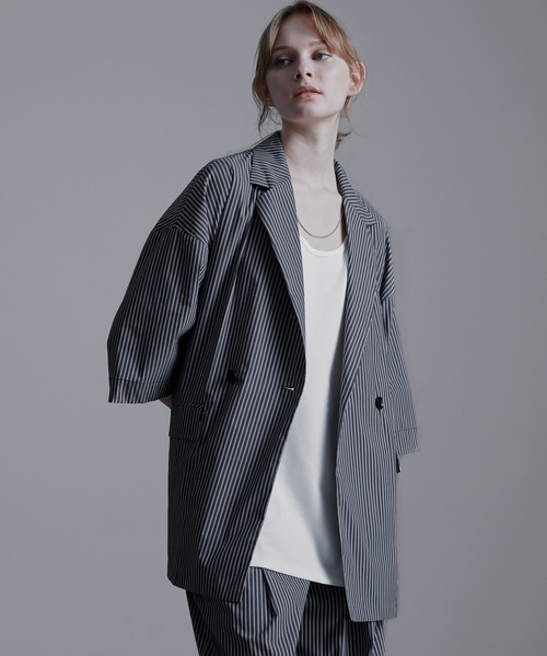 「Loose/ルース」 テーラードジャケット M グレー メンズ_画像5