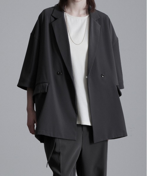 「Loose/ルース」 テーラードジャケット M グレー メンズ_画像6