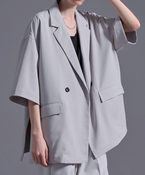 「Loose/ルース」 テーラードジャケット M グレー メンズ_画像7