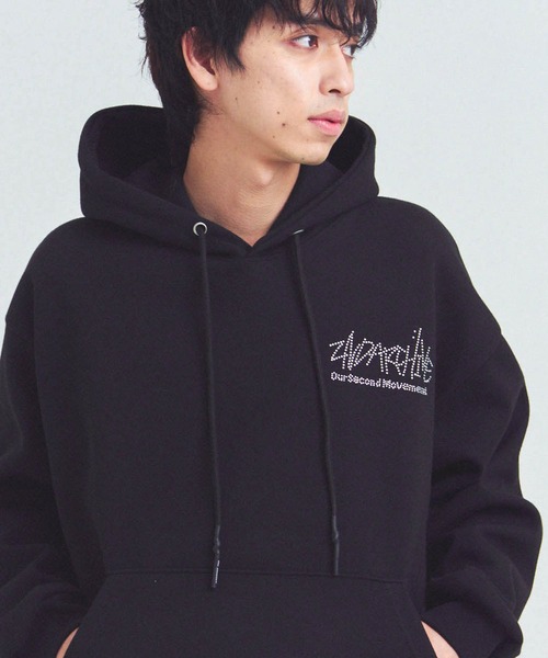 LASAパーカー M 【美品】 JACKROSE（ジャックローズ） パーカー 2ND ARCHIVE-ラインストーン