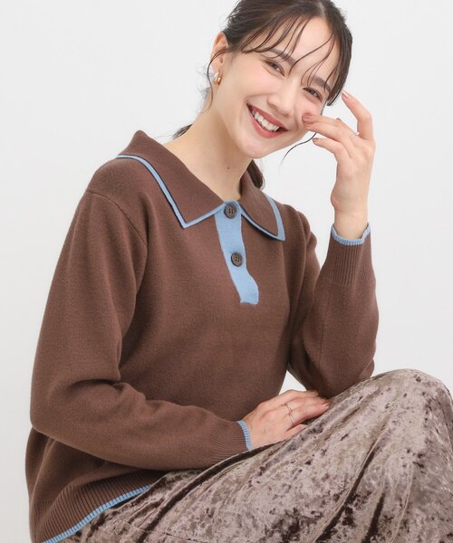 Cutie Blonde（キューティーブロンド） ニット セーター 「S-LL」配色