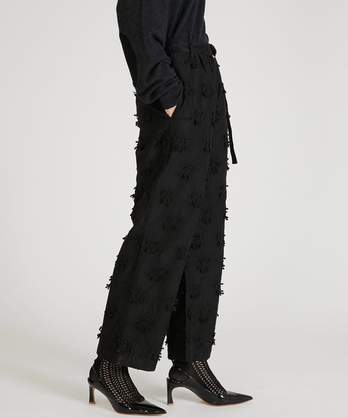 本日限定値下げ！クリンクルクリンクルクリンクル3D刺繍ツイルイージーパンツ 本日限定値下げ！クリンクルクリンクルクリンクル3D刺繍ツイルイージー