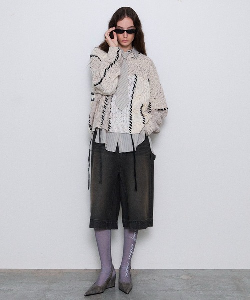 maison Special 長袖ニット MAISON SPECIAL（メゾンスペシャル） 長袖ニット 1 ベージュ