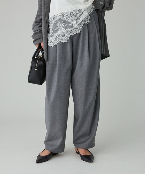 BABYLONE（バビロン） パンツ TWタックツイルパンツ レディース