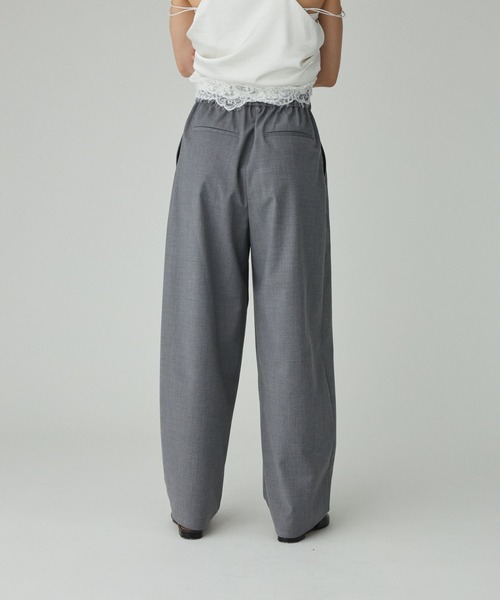 BABYLONE（バビロン） パンツ TWタックツイルパンツ レディース