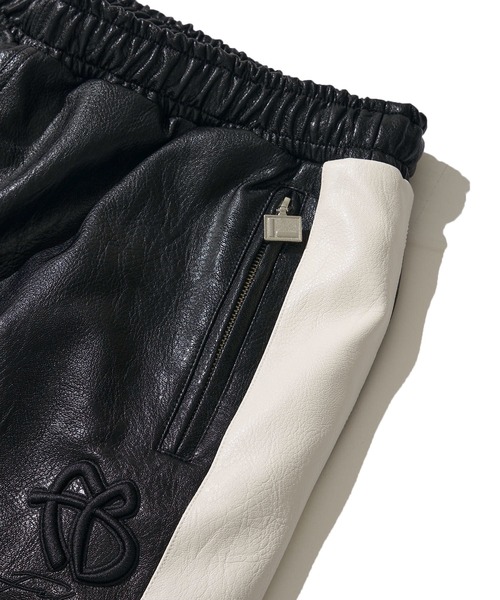 FUBU（フブ） パンツ 「FUBU / フブ」Faux Leather Track Pants