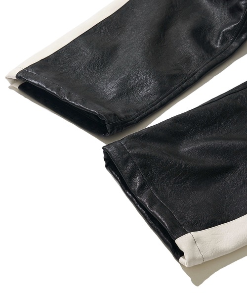 あるふぉんす出品 FUBU（フブ） パンツ 「FUBU / フブ」Faux Leather Track Pants