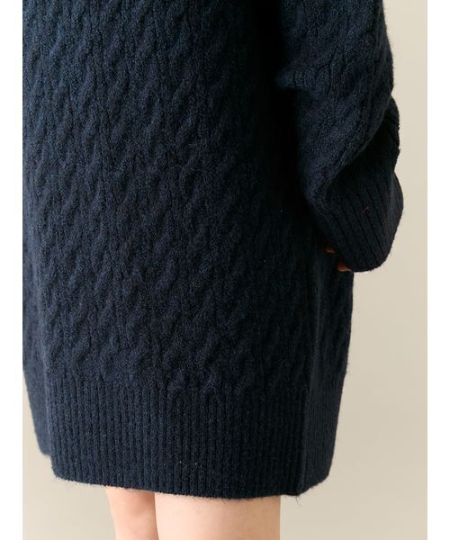 LILY BROWN（リリーブラウン） ワンピース Lily Bearケーブルニット
