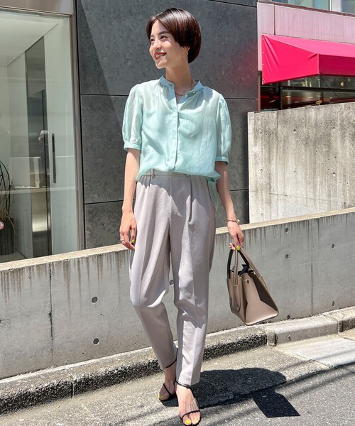 「NOLLEY'S Sophi」 半袖ブラウス 36 ブラック レディース_画像5
