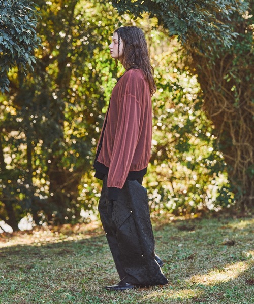 Casper John（キャスパージョン） カーディガン Tulle layered lace