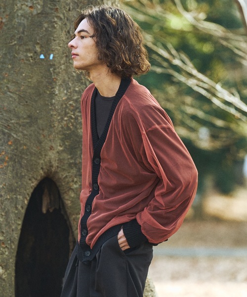 Casper John（キャスパージョン） カーディガン Tulle layered lace