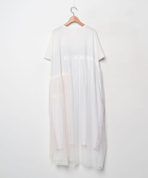 「Candy Stripper」 半袖ワンピース 2 ホワイト レディース_画像2