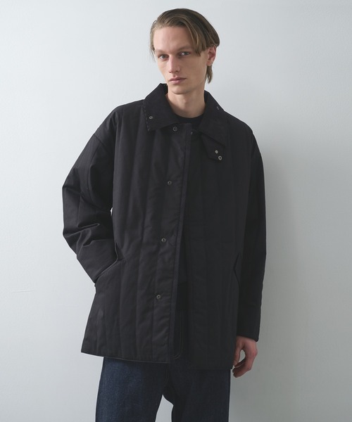 ダウンジャケット ダウン 「STILL BY HAND」Quilted half coat メンズの画像