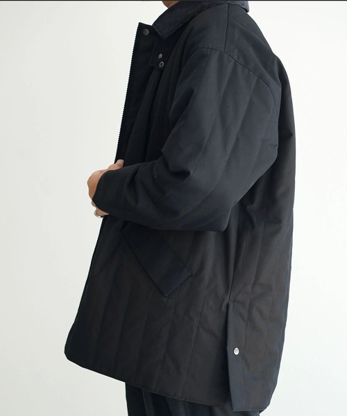 ダウンジャケット ダウン 「STILL BY HAND」Quilted half coat メンズの画像