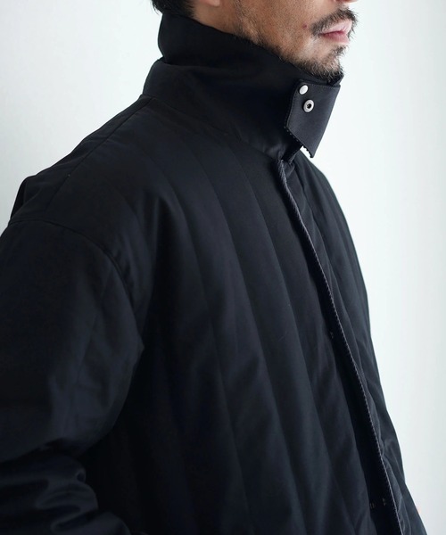 ダウンジャケット ダウン 「STILL BY HAND」Quilted half coat メンズの画像