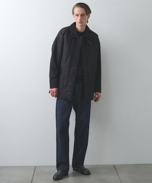 ダウンジャケット ダウン 「STILL BY HAND」Quilted half coat メンズの画像