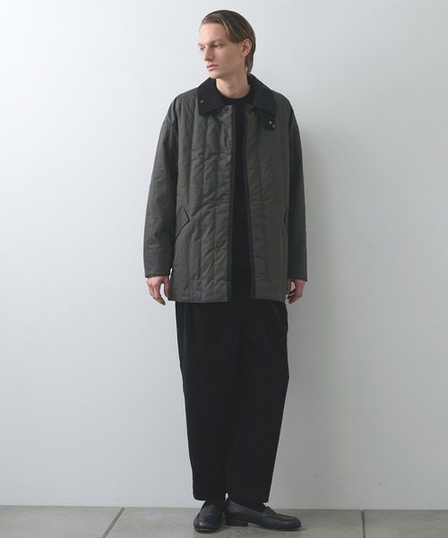 ダウンジャケット ダウン 「STILL BY HAND」Quilted half coat メンズの画像