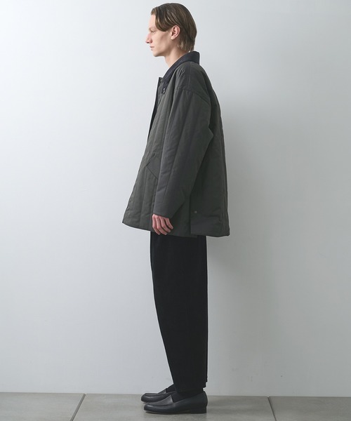 ダウンジャケット ダウン 「STILL BY HAND」Quilted half coat メンズの画像