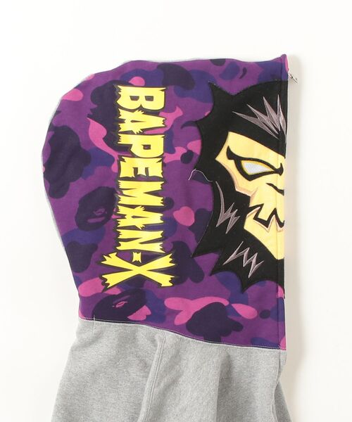 A BATHING APE（アベイシングエイプ） パーカー BAPEMAN-X FULL ZIP