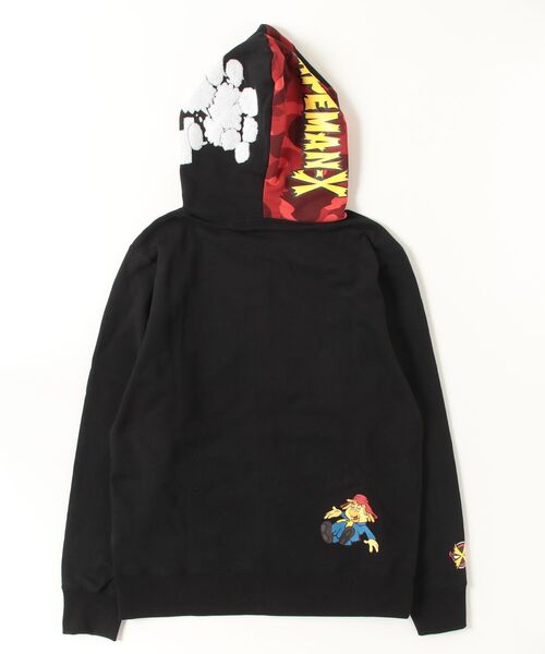 A BATHING APE（アベイシングエイプ） パーカー BAPEMAN-X FULL ZIP