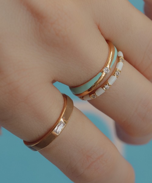 「NOIR DE POUPEE」 リング #11 ブラウン レディース_画像4