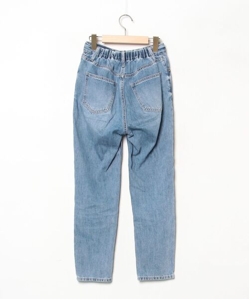 「GLOBAL WORK」 デニムパンツ X-SMALL ブルー レディース_画像2