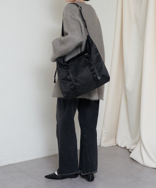 ラシット（russet）/ナイロンジャガードメタルバックルショルダーバッグ L(CE−1656) russet（ラシット） ショルダーバッグ バッグ ナイロンジャガード