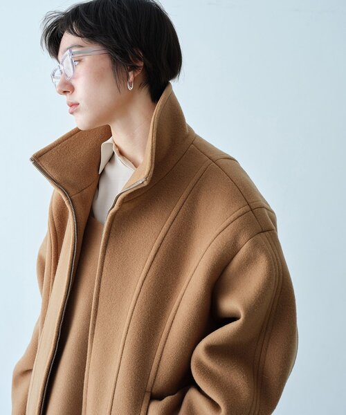 CODE A コート アウター wool volume short coat レディース