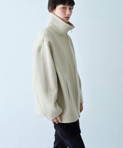 CODE A コート アウター wool volume short coat レディース