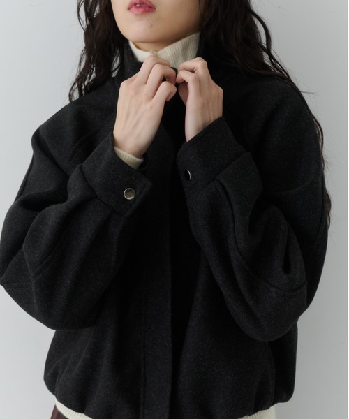 NUJOH ブルゾン アウター Minimal Volume Zip Blouson / ミニマル