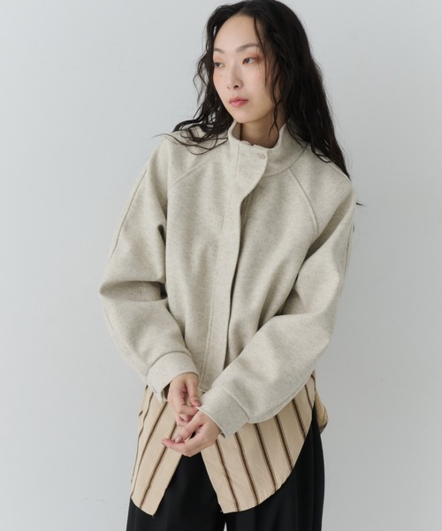 NUJOH ブルゾン アウター Minimal Volume Zip Blouson / ミニマル