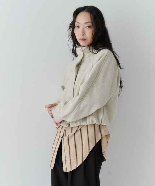 NUJOH ブルゾン アウター Minimal Volume Zip Blouson / ミニマル