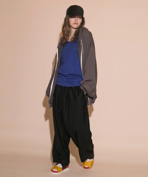 「my beautiful landlet」 ジップアップパーカー 1 ブラック メンズ_画像8