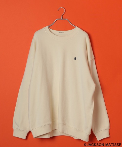 「JACKSON MATISSE」 スウェットカットソー MEDIUM ネイビー メンズ_画像2