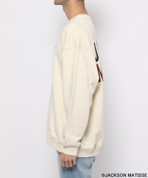 「JACKSON MATISSE」 スウェットカットソー MEDIUM ネイビー メンズ_画像6